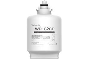 Waterdrop Filtro WD-G2CF, 12 Meses de Vida útil, reemplazo para el Sistema de ósmosis inversa WD-G2-B, WD-G2-W