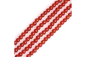 SWEET & HAPPY GIRL'S GEMSTONE BEADS STRAND SHG store 4mm Runde Natur Rot Edelstein Achat Perlen Strang 15 Zoll Schmuckherstellung Perlen