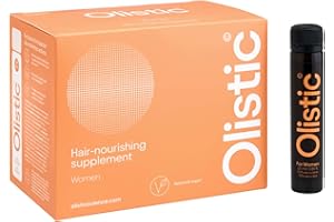 Olistic - WOMEN, Complemento Alimenticio Anticaída de Cabello, Ingredientes Naturales, con Vitaminas y Extractos Vegetales, Previene la Caída del Pelo, Vegano, Sin Gluten, Mujer - 28 Ampollas