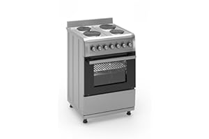 Ferre F6TX04EF-IN - 60cm Freestanding Electric Cooker With Turbo Fan - Thermostat - Stainless Steel
