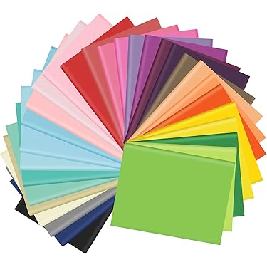 Grote vellen zuurvrij wit zijdepapier, perfect voor geschenkverpakking, opslag, verpakking, losse kunst en handwerk, archivering, versnipperen 70 x 50 cm