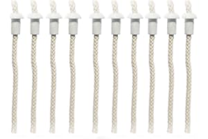 MUHWA Stoppini con supporto in ceramica per lampada alcolica e lampada ad olio, confezione da 10