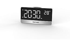 DAEWOO INTERNATIONAL DCR-570 Radio Reloj Despertador con Temperatura