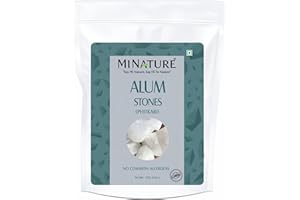 MINATURE Mi Nature Potassium Alum Stone 250g |Phitkari Block| Pure Fitkari for Post Shave Care | Skin Care & Multiple Uses| Natural Deodorant