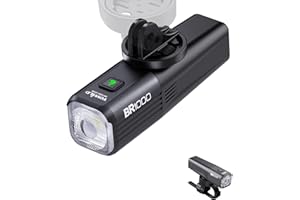 TOWILD BR1000 Bike Lights with Wireless Remote,1000 Lumen Road Bike Front Light,115g Lightweight Bicycle Lights, with 3500mAh Replaceable and Rechargeable Battery, Support Under-mounted