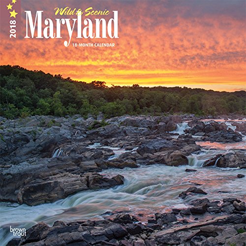 Preisvergleich Produktbild 2018 Maryland, Wild & Scenic Wall Calendar