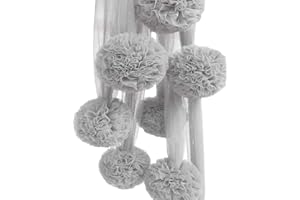 Brussels08 Lovely Bed Chiffon Ball Hanging Tent Pendant Bedroom Decor Bed Net Tent Hanging Ornament Kids Room Accessories Decoration Grey