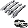 AUTOADDICT Auto Addict Car Chrome Handles Door Latch Cover for Mahindra Xylo