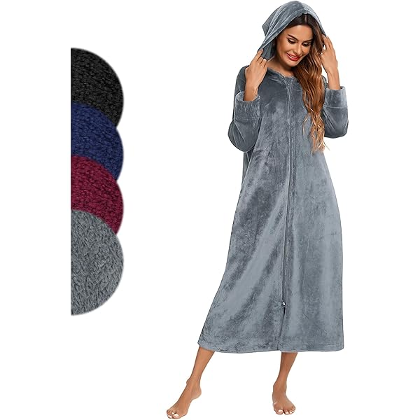 Vestaglia Leggera In Cotone Con Cappuccio - Morbida, Tascabile, Made In EU - Foto 13