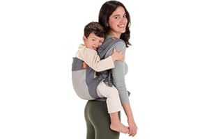 BECO BABY CARRIER Beco Toddler Babytrage mit extra breitem Sitz - Kindertragerucksack aus 100% Polyester 3D-Performance-Netzstoff, 2 Tragepositionen, Kindertrage Bauch/Kindertrage Rücken, Kindertrage Wandern, 9-27 kg