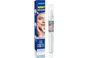 ERAYCEE Warts and wart Removal Pen, 4ML, 2-in-1 Warts and wart Removal, Gentle and Safe Skin Label Remover for All Skin Types, Foot and Hand wart Remover