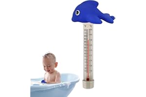 DENO Pool Thermometer Fish Floating Water Temperature With String Cartoon Style Hot Tub Thermometer Easy To Read Suitable For Outdoor And Indoor Pools/spas/Hot Tubs/Aquariums