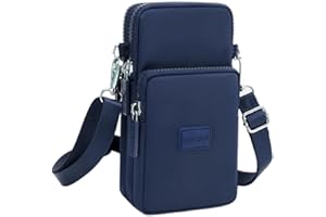 DuoLmi Crossbody Bags for Women, Waterproof Phone Pouch Wrist Bag Zipper Phone Bag Small Handbag Crossbody Shoulder Bag Compatible with iPhone 15 Pro Max/15/14/13/12/11 Samsung Galaxy S23 S22…