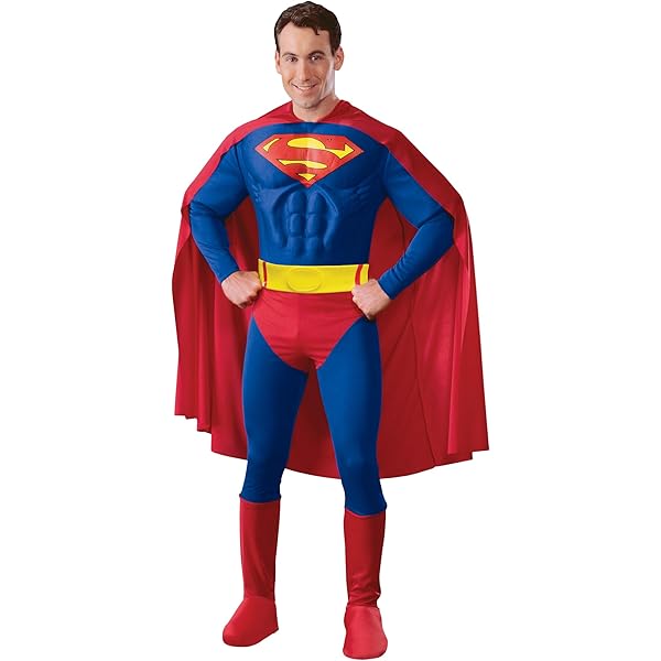Rubie´s Kostüm Superman Ganzkörperanzug, Original lizenziertes 'Superman' Kostüm, Faschingskostüm, Karnevalskostüm