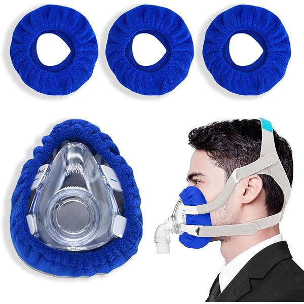 6x Nasenpolster Für CPAP-Maske – Polarfleece, Weich, Atmungsaktiv, Wiederverwendbar – Inkl. 4x Polsterung – Für Mehr Komfort & Dichtigkeit