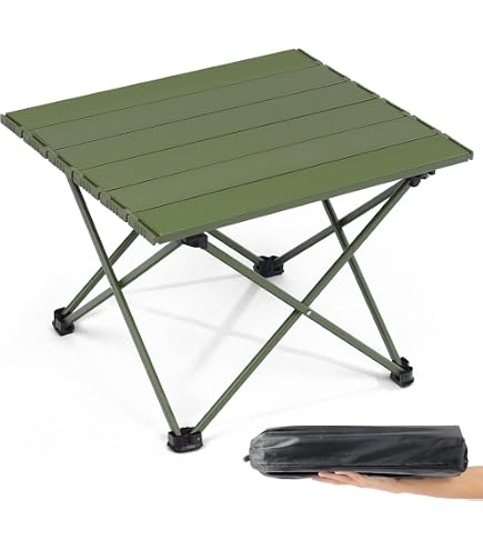 Kampa Zero Large Tisch – Leicht, Verstellbar & Wasserdicht | Perfekt Für Camping, Garten & Balkon
