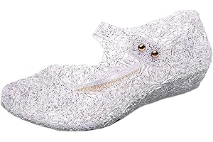Little-Peach L-Peach Principessa Scarpe di Cristallo per Ragazze Festa di Compleanno Halloween, ,