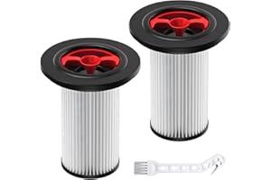 DOKSVP 2 Stück Ersatzfilter kompatibel mit Bosch Unlimited Gen2 Serie 8 Staubsauger Set, kompatibel mit Bosch 12036642,12023349 HEPA Filter mit Reinigungsbürste Filter, für Staubsauger Ersatzteile