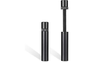 Bewudy 1 uchwyt na karty graficzne, uchwyt na karty graficzne, z regulacją wysokości, podstawa karty graficznej ze stopu aluminium, uchwyt GPU z magnesem (75 mm-120 mm, czarny)