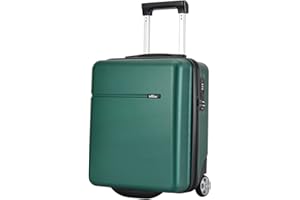Bontour CabinOne EasyJet Valise Bagage à Main 45x36x20 cm, 2 roulettes Trolley sous siège Bagages à Bord, Couleur Verte