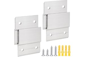 MOZEAT LENS 4 zaciski Z do zawieszenia, 50 mm, francuskie szyny, nachodzące na siebie, montaż ścienny, haki na ramki na zdjęcia