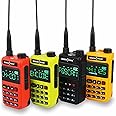 SOCOTRAN UV-5118 Air Band Two Way Radio Full Band 108-660MHz Marine Radio Police Scanner Copy Frequency NOAA VOX Hidden LCD Walkie Talkie (Light Green)