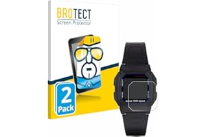 BROTECT Protector Pantalla para Casio W-800H-1AVES Protector Transparente (2 Unidades) Anti-Huellas