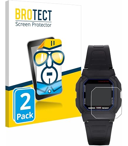 Brotect Pellicola In Vetro Ibrido Per Casio F-105W (6 Pezzi) - Protezione Schermo 9H Anti-graffio - 4