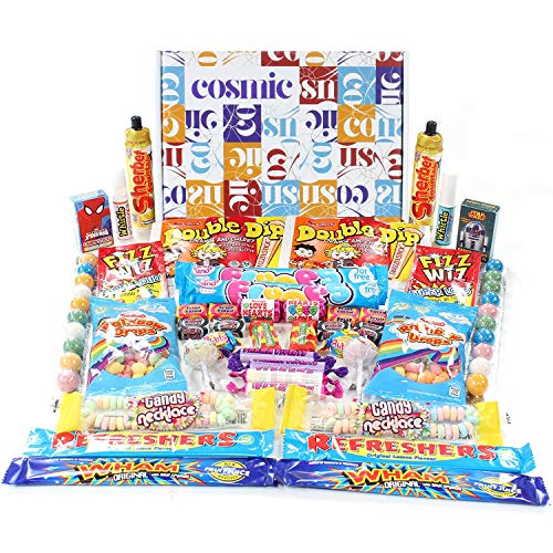 Retro Sweets Cosmic Share Box - A Selection Box Perfect for 2 - Contains 2 of Everything