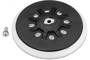 ANBOO Platorello 150 mm, disco di platorello da 150 mm Compatibile RO1 RO2E RO150E ES150 ET2 ETS150 ETS150 LEX150LET/WTS 150/Rotex 150/RO 150 EQ, Disco abrasivo da 150mm in per levigatrice orbitale