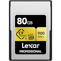 Lexar Professional 160GB CFexpress Type A Gold Series Memory Card 