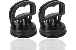 FIXTEK 2 PCS Car Body Dent Ding Remover Repair Puller Sucker Bodywork Panel Suction Cup Tools Metal Window Lifter Lock Useful Car Dent Repair Puller Auto Dent Body Removal Tools Repair Kit