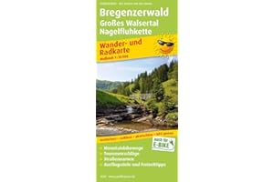 Bregenzerwald, Großes Walsertal, Nagelfluhkette: Wander- und Radkarte mit Ausflugszielen & Freizeittipps, wetterfest, reißfest, abwischbar, GPS-genau. 1:35000 (Wander- und Radkarte: WuRK)