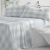 Burrito Blanco | Bed Sheet Set 50% Cotton 50% Polyester Bed 150 Blue | 3 Pieces: Fitted Sheet, Top Sheet and Pillowcase | 144