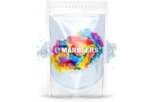 MARBLERS Blue Mica Powder Colourant [Baby Blue] 3oz (85g) | Cosmetic | Epoxy Resin Pigment | Dye | Non-Toxic, Vegan, Cruelty-Free | Lip Gloss, Nails, Body Butter | Bath Bomb, Candle & Soap Making