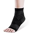 AVIDDA Ankle Support Brace 1 Pack, Adjustable Plantar Fasciitis Support Strap Compression Foot Sleeves for Sprained Ankle, Running, Sports Protection and Pain Relief