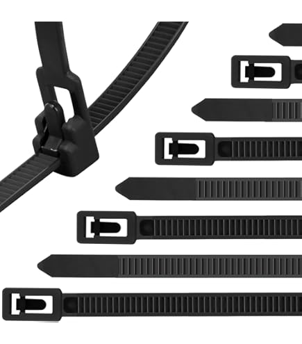 Lot De 100 Serre-câbles Réutilisables - Noir, 3.6x150 Mm - Gestion De Câbles Facile Et Durable