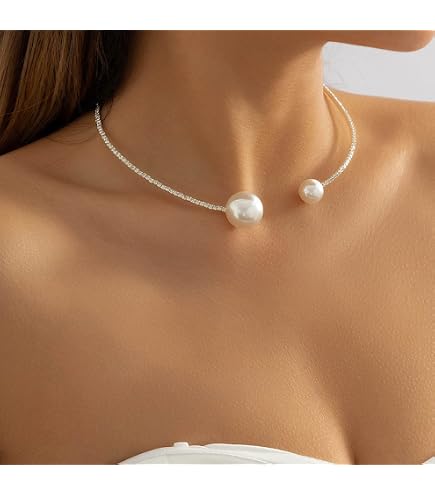 Collana con Perla Acqua Dolce e Diamante Oro Bianco Genesia - Gioielleria Amadori
