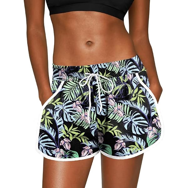 IHCEMIH Zwempak voor dames, tankini-sets, push-up buikcontrole, hoge taille, badpakken, badpak, strandkleding, damesstring, tweedelige blouson tankini met shorts voor dames, XXL