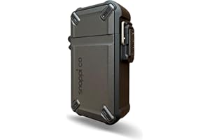Snappi Co® Electric Waterproof Arc Lighter | Extendable Heavy Duty Windproof Plasma Torch for Outdoors, Camping & BBQ’s | USB-C Rechargeable Portable EDC Accessory | Includes Gift Box & Charging Cable