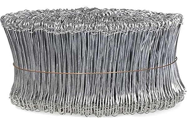EDMA - Galva spännband Ø 1 x 120 mm - 1 000 dubbla spännen för bindningsmaskin - 960452 - arbetstillbehör för professionell o