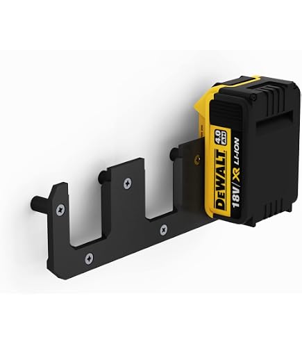 Support Pour Outils DeWalt 18V - Porte-Outil Mural 4 Appareils - Métal Robust