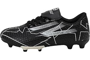 Mateju Scarpe da Calcio BambinoScarpe Calcio Antiscivolo, AG Scarpe Calcio, Scarpe da Allenamento di Calcio Resistente Junior Scarpe da Calcio 28-39 EU