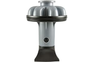 Danco 10896A Disposal Genie II Garbage Disposal Strainer and Stopper, Kitchen Sink Drain Splash Guard with Food Scraper, Gray, 1-Pk