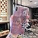 Produktbild Strass Star Flower Case Glänzende Glitter Weiche Schutzhülle Ultradünne Handyhülle Stoßfest TPU Bumper Case für iPhone 7/8 Schwarz Weiß Star