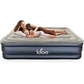 iDOO Colch&oacute;n Hinchable Matrimonio con C&oacute;modo, Inflado R&aacute;pido en 3 Minutos