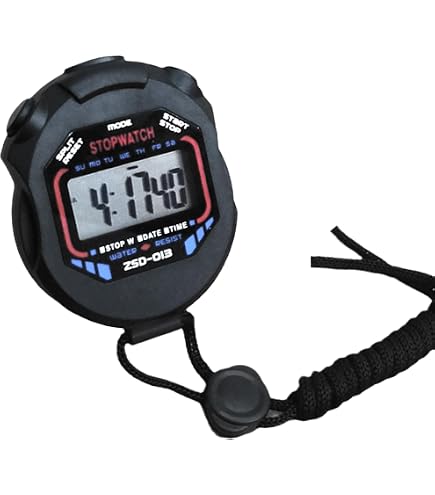 Chronomètre Sport Numérique Antichoc - Pour Entraîneurs, Natation, Football - Alarme Et Calendrier