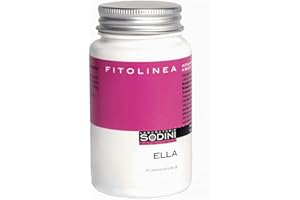 LABORATORIO SODINI FITOLINEA Ella - Integratore Alimentare - con Soia, Cimicifuga, Salvia e Agnocasto - per l’Equilibrio della Donna in Menopausa - 70 Capsule