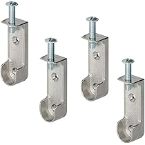 Gedotec Asta Guardaroba | Appendiabiti Appendiabiti 1500 Mm Con Staffa | OVALE | Binario Per - Foto 7