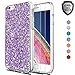 Price comparison product image Feyten iPhone 6S/ iPhone 6 Case with Tempered Glass Screen Protector [2 pack], Bling Shiny Sparkle Glitter Design Soft TPU Silicone Cover for Apple iPhone 6/6S 4.7" (Purple)